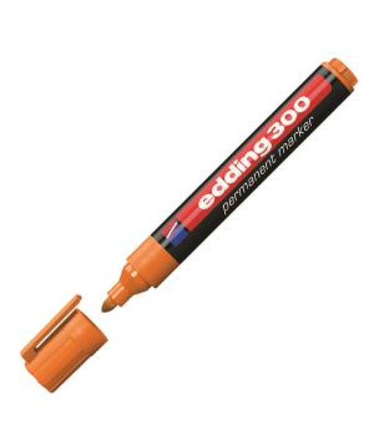 Permanentný popisovač edding 300 oranžový