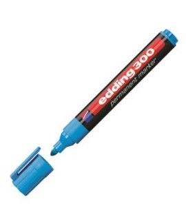 Permanentný popisovač edding 300 svetlomodrý