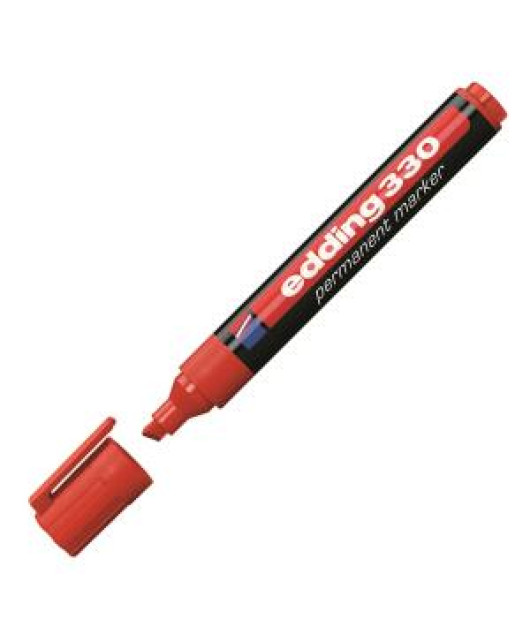 Permanentný popisovač edding 330 červený