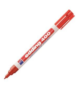 Permanentný popisovač edding 400 červený