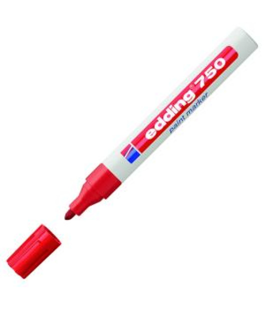Lakový popisovač edding 750 červený