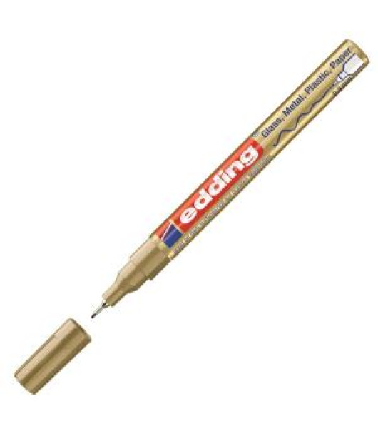 Lakový popisovač edding 780 zlatý