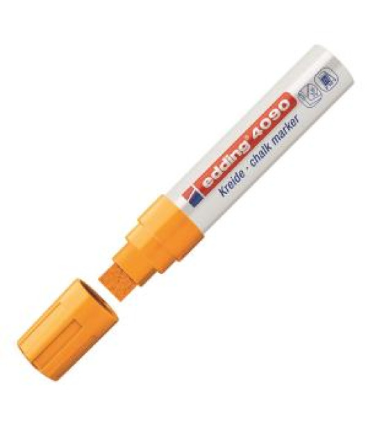 Kriedový popisovač edding 4090 neónovooranžový