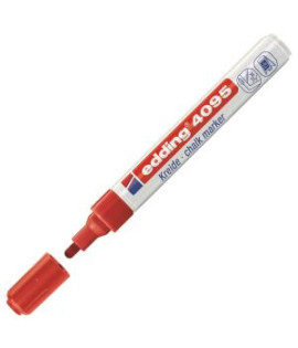 Kriedový popisovač edding 4095 červený