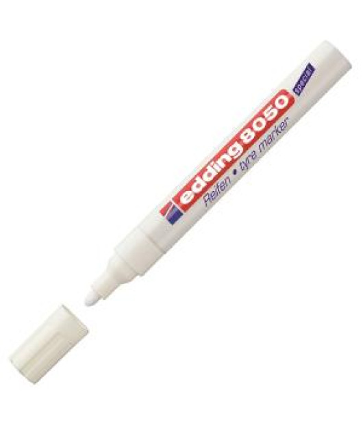 Popisovač na pneumatiky edding 8050 biely