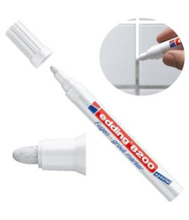 Popisovač na špáry edding 8200 biely v BL