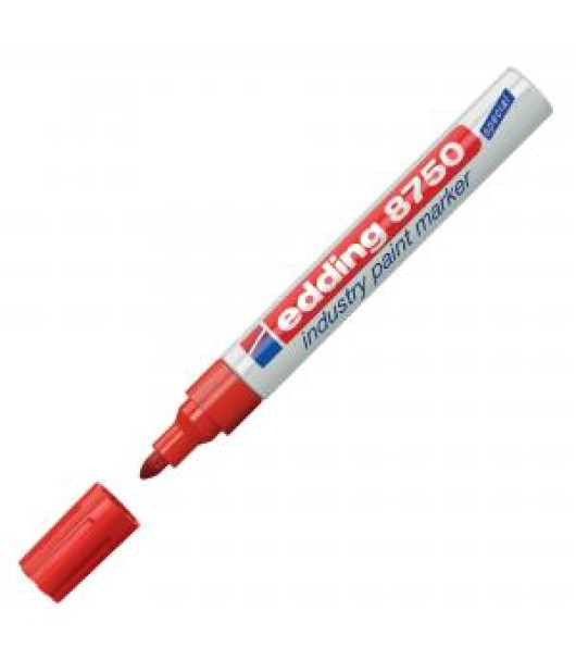 Priemyselný lakový popisovač edding 8750 červený Priemyselný lakový popisovač edding 8750 červený