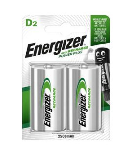 Batéria Energizer veľký monočlánok nabíjateľná 2500mAh HR20 / 2 ks