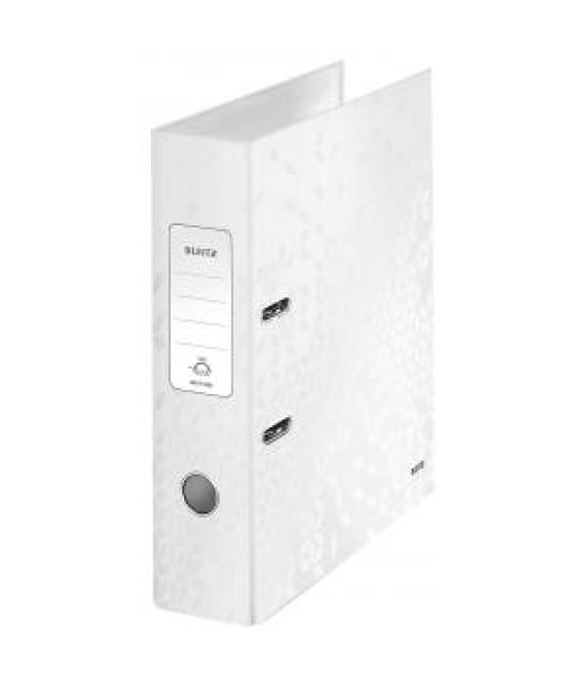 Zakladač pákový Leitz 180° WOW 8cm perleťovo biely Zakladač pákový Leitz 180° WOW 8cm perleťovo biely