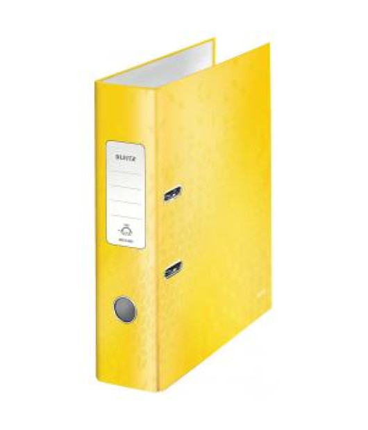 Zakladač pákový Leitz 180° WOW 8cm žltý Zakladač pákový Leitz 180° WOW 8cm žltý