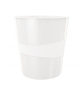 Kôš plastový Leitz WOW 15 ℓ biely