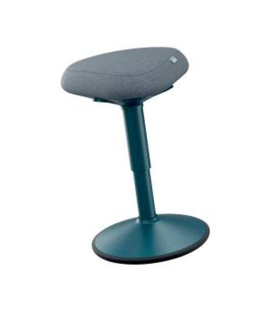 Ergonomická balančná stolička Leitz Ergo na sedenie, zamatovosivá Ergonomická balančná stolička Leitz Ergo na sedenie, zamatovosivá