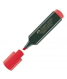 Zvýrazňovač FABER-CASTELL Textliner 1548 červený