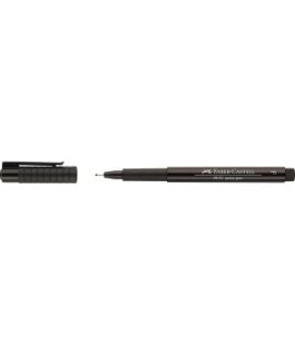 Umelecké pero FABER-CASTELL PITT F / 199 čierna