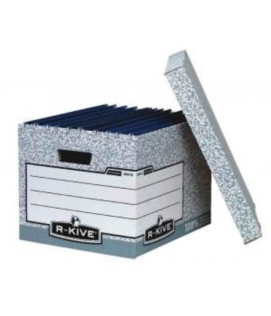 Archívna krabica s odnímacím vekom Fellowes BANKERS BOX sivá/biela 32,5x28x38,5 cm Archívna krabica s odnímacím vekom Fellowes BANKERS BOX sivá/biela 32,5x28x38,5 cm