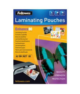 Laminovacie fólie Fellowes 303x426 A3 80mic matné