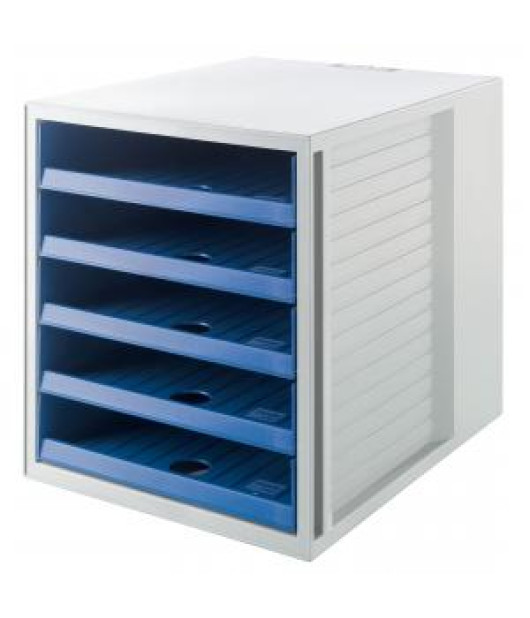 Zásuvkový box Cabinet KARMA eko-modrý