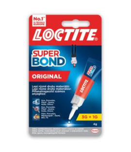 Sekundové lepidlo Loctite Super Bond Original 3+1g