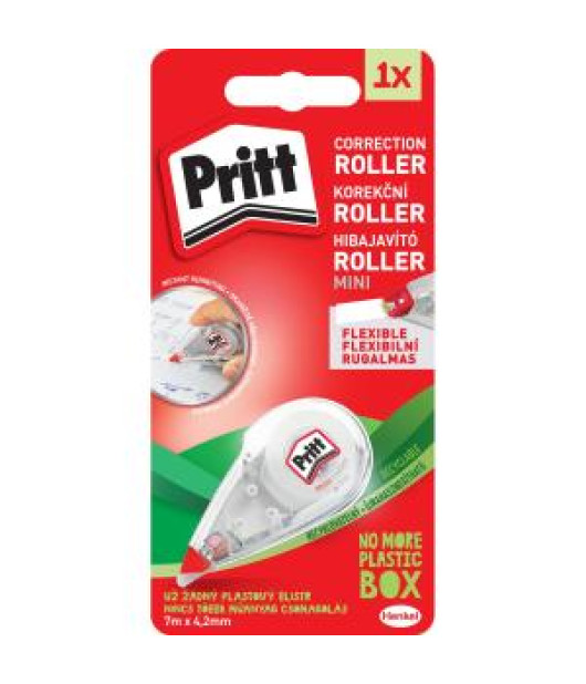 Korekčný roller Pritt Mini jednorazový 4,2mm x 7m Korekčný roller Pritt Mini jednorazový 4,2mm x 7m