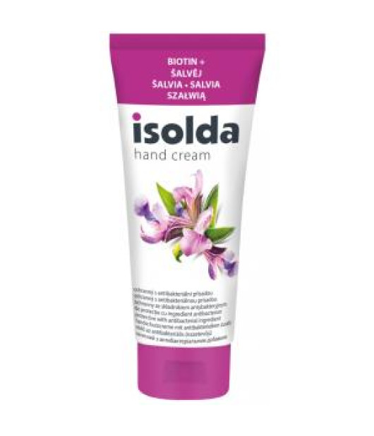 Isolda krém na ruky 100 ml biotin+ šalvia s antibakterialnou prisadou Isolda krém na ruky 100 ml biotin+ šalvia s antibakterialnou prisadou