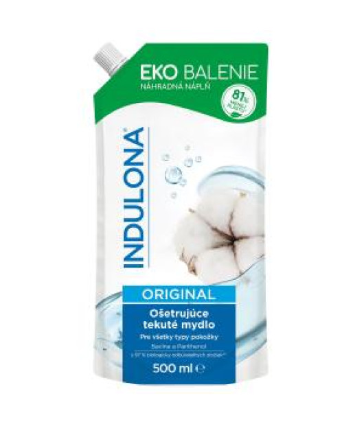 Tekuté mydlo INDULONA náhradná náplň 500ml Original Tekuté mydlo INDULONA náhradná náplň 500ml Original