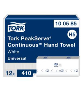 Papierové utierky skladané 1-vrstv. TORK PeakServe nadväzujúce H5 (12bal.)