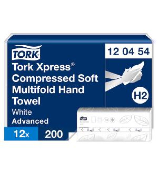 Papierové utierky skladané ZZ 2-vrstv. TORK Advanced interfold H2 (12 bal.) Papierové utierky skladané ZZ 2-vrstv. TORK Advanced interfold H2 (12 bal.)