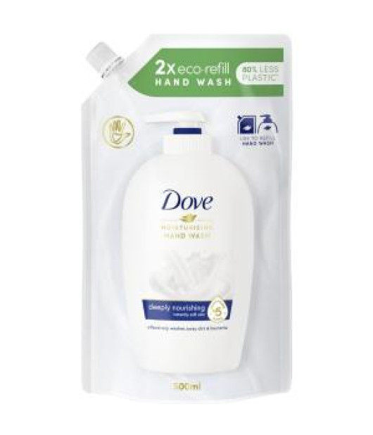 Dove tekuté mydlo krémové náhradná náplň 500 ml