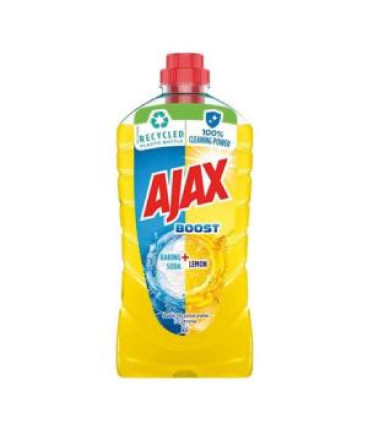 Ajax na podlahy Boost Baking 1 l Soda & Lemon (žltý) Ajax na podlahy Boost Baking 1 l Soda & Lemon (žltý)
