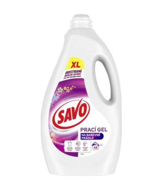 Savo prací gél na farebné oblečenie 48PD Savo prací gél na farebné oblečenie 48PD