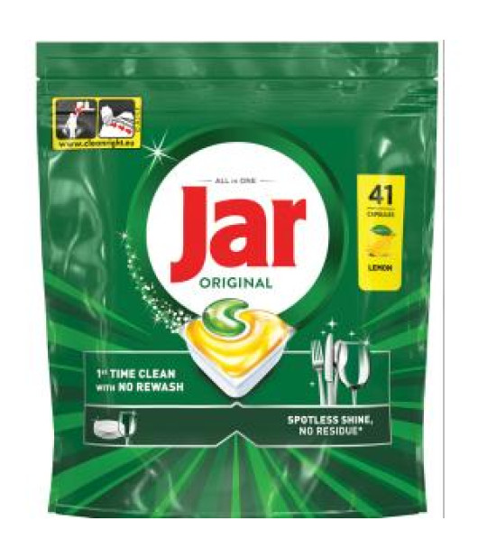 JAR tablety do umývačky riadu Original Yellow 41 ks JAR tablety do umývačky riadu Original Yellow 41 ks