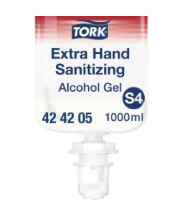 Gélový dezinfekčný prostriedok na ruky TORK Alcohol S4, 1000 ml