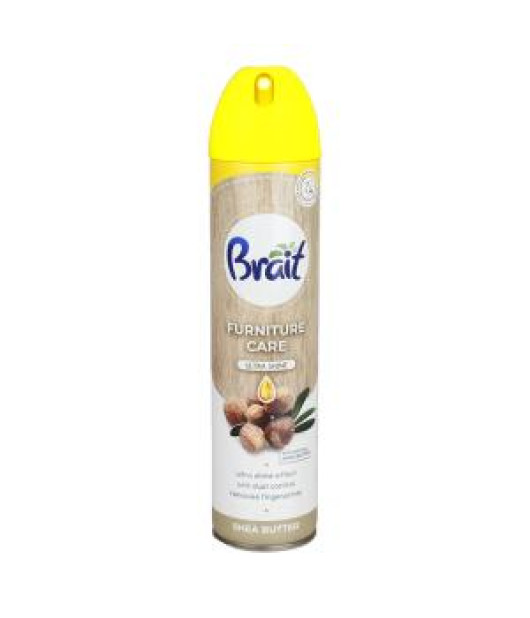Brait leštenka na nábytok Wood Shea Butter, mandle, 350 ml Brait leštenka na nábytok Wood Shea Butter, mandle, 350 ml