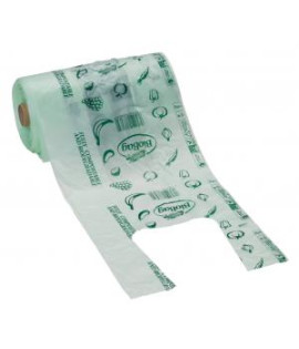 Taška kompostovateľné BioBag na nákup 42 x 34 cm 300 ks