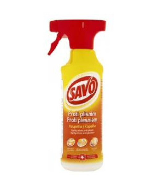 Savo proti plesniam KÚPEĽŇA s rozprašovačom 500 ml Savo proti plesniam KÚPEĽŇA s rozprašovačom 500 ml