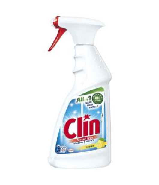 Clin na okná a sklo s rozprašovačom 500 ml - Citrón Clin na okná a sklo s rozprašovačom 500 ml - Citrón
