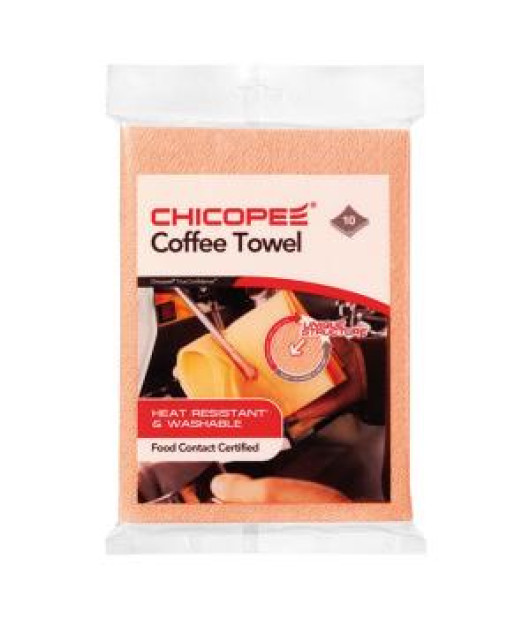 Utierka COFFEE TOWEL 43 x 32 cm, oranžová 10 ks