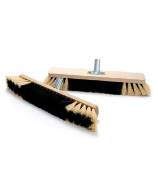 Zmeták drevený 40 cm s kovaním bez rúčky