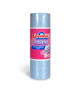 Utierka viacúčelová SPONTEX Multiroll, 50 útržkov