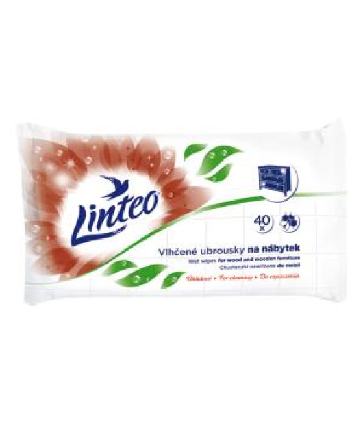 Vlhčené obrúsky Linteo na nábytok, 40 ks Vlhčené obrúsky Linteo na nábytok, 40 ks