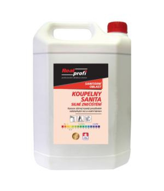 Real profi kúpeľne, sanita, silné znečistenie 5L Real profi kúpeľne, sanita, silné znečistenie 5L