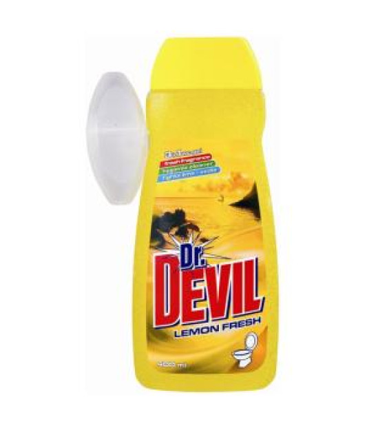 Dr.Devil WC závesný gél 400 ml Lemon Fresh Dr.Devil WC závesný gél 400 ml Lemon Fresh