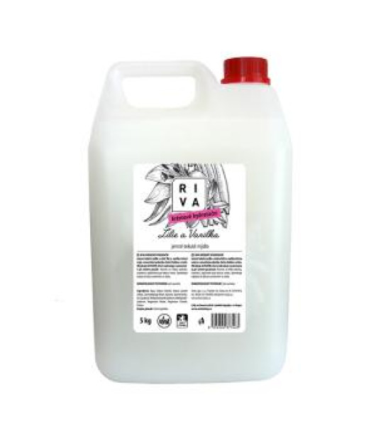 Tekuté mydlo RIVA 5 kg krémové hydratačné Tekuté mydlo RIVA 5 kg krémové hydratačné