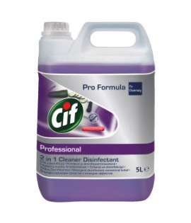 CIF Cleaner Disinfectant 2v1, 5 l čistí a dezinfikuje