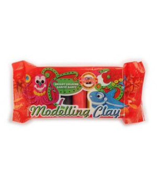Školská plastelína 100 g 5-farebná Školská plastelína 100 g 5-farebná