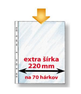 Euroobal Karton PP economy A4 maxi extra široký 50mic 50ks