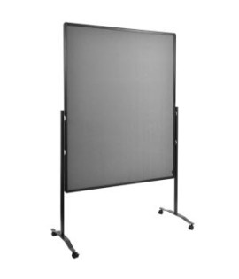 Moderačná tabuľa plstená 150x120 cm PREMIUM PLUS sivá