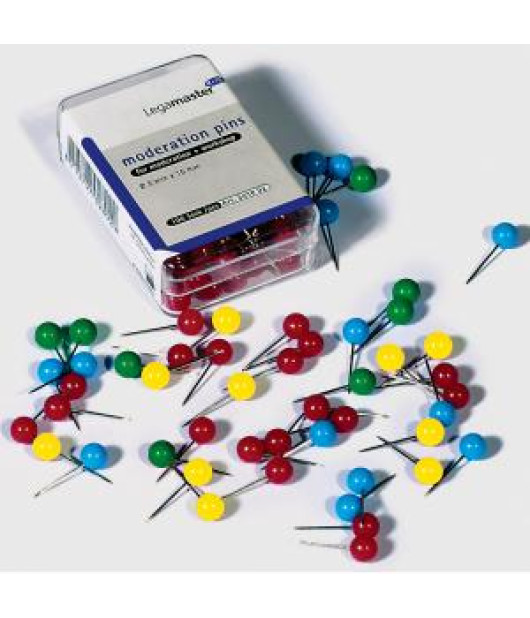 Napichovacie špendlíky guľaté Legamaster 6mm mix farieb 200ks Napichovacie špendlíky guľaté Legamaster 6mm mix farieb 200ks