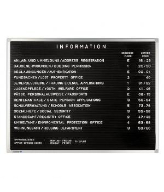 Informačná tabuľa PREMIUM 60x80 cm Informačná tabuľa PREMIUM 60x80 cm