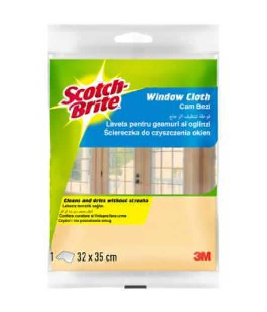 Utierka na okná Scotch-Brite 32 × 35 cm, prateľná Utierka na okná Scotch-Brite 32 × 35 cm, prateľná